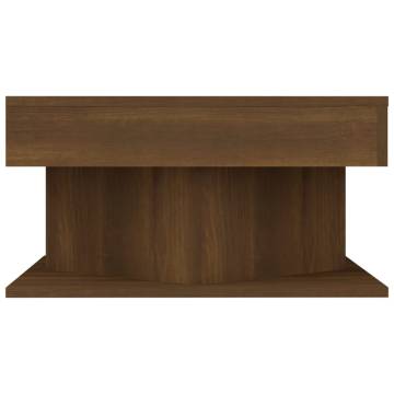 Stylish Brown Oak Coffee Table - Elegant Home Decor