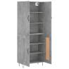 Stylish Highboard Concrete Grey - 69.5x34x180 cm | HipoMarket