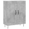 Stylish Highboard Concrete Grey - 69.5x34x180 cm | HipoMarket