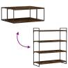 Wall Shelves 4 pcs Smoked Oak - Stylish Storage Solution