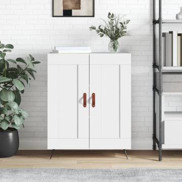 Classic White Sideboard - 69.5x34x90 cm Engineered Wood