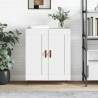 Sideboard White 69.5x34x90 cm Engineered Wood Colour white Quantity in Package 1 