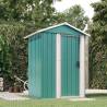 Garden Shed Green 126x97.5x177 cm Galvanised Steel Colour green Quantity in Package 1 