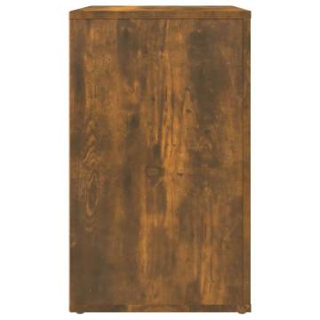 Stylish Smoked Oak Bedside Cabinet - 50x36x60 cm | HipoMarket