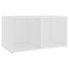 TV Cabinet White - 72x35x36.5 cm Engineered Wood | Hipo Market