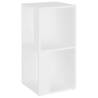 Stylish White Corner Cabinet - 33x33x67cm Engineered Wood