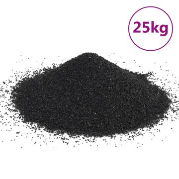 Aquarium Sand 25 kg Black - Ideal for Aquatic Landscapes