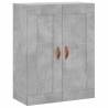 Stylish Highboard Concrete Grey - 69.5x34x180 cm | HipoMarket