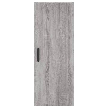 Stylish Highboard Grey Sonoma - Engineered Wood | Hipo Market