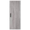 Stylish Highboard Grey Sonoma - Engineered Wood | Hipo Market