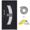 Elegant Anthracite Front Door 98x200 cm | Secure & Stylish