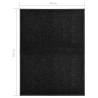 Washable Black Doormat 90x120 cm - Indoor/Outdoor Use