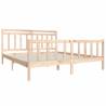 Solid Wood Bed Frame 180x200 cm - Super King Size | HipoMarket