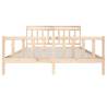 Solid Wood Bed Frame 180x200 cm - Super King Size | HipoMarket