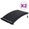 Curved Pool Solar Heating Panels 2 pcs 110x65 cm Size 110 x 65 cm Quantity in Package 2 