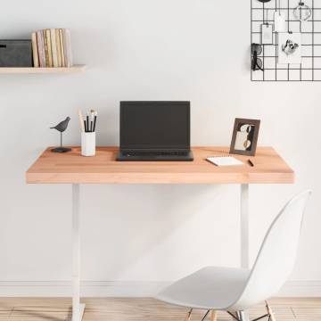 Solid Wood Beech Desk Top 100x60 cm - Stylish & Durable