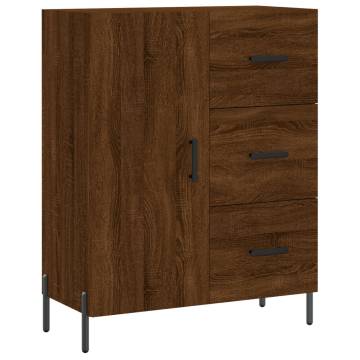 Elegant Highboard Brown Oak | Stylish Storage Solution