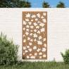 Corten Steel Maple Leaf Wall Decoration | 105x55 cm