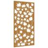 Corten Steel Maple Leaf Wall Decoration | 105x55 cm