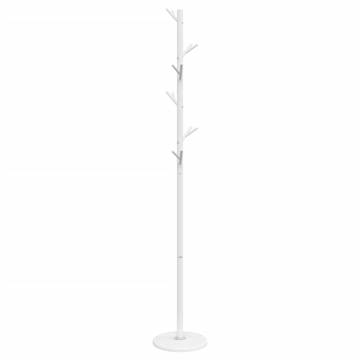 Coat Stand White - 175 cm Powder-coated Iron | Hipo Market