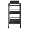 Stylish Black Kitchen Trolley - 81.5x41x92.5 cm | HipoMarket