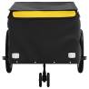 Bike Trailer Black and Yellow - 45 kg Heavy Duty Iron