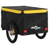 Bike Trailer Black and Yellow - 45 kg Heavy Duty Iron