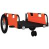 Bike Trailer - Orange Oxford Fabric & Iron | Hipo Market