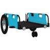 Bike Trailer - Blue Oxford Fabric & Iron | HipoMarket UK