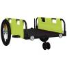 Bike Trailer Green Oxford Fabric and Iron | HipoMarket