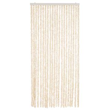 Fly Curtain Beige and White 56x185 cm - Insect Protection