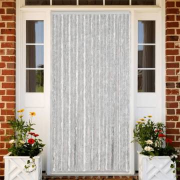 Fly Curtain Grey 56x200 cm Chenille - Insect Protection