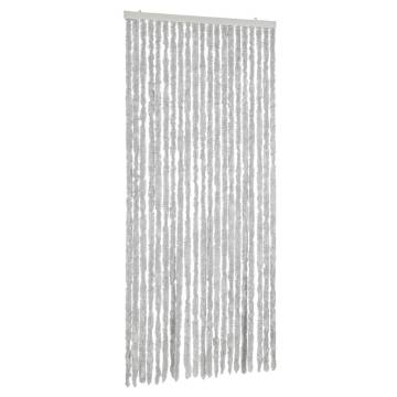 Fly Curtain Grey 56x200 cm Chenille - Insect Protection