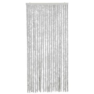 Fly Curtain Grey 56x200 cm Chenille - Insect Protection