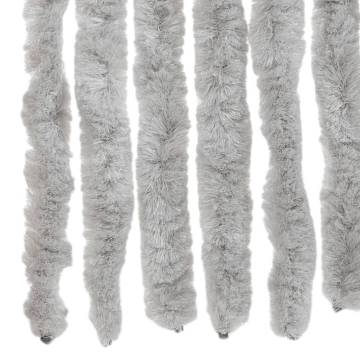 Fly Curtain Grey 56x200 cm Chenille - Insect Protection