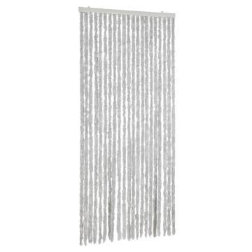 Fly Curtain Grey 100x220 cm Chenille - Insect Protection