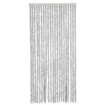 Fly Curtain Grey 100x220 cm Chenille - Insect Protection