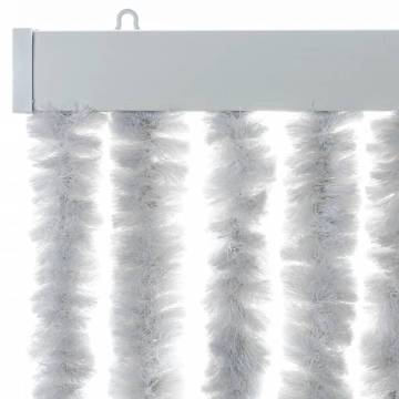 Fly Curtain Grey 100x220 cm Chenille - Insect Protection