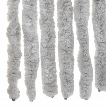 Fly Curtain Grey 100x220 cm Chenille - Insect Protection