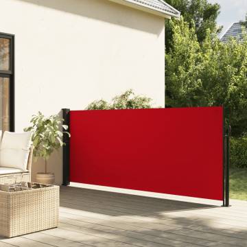 Retractable Side Awning Red 120x300 cm | Hipomarket UK