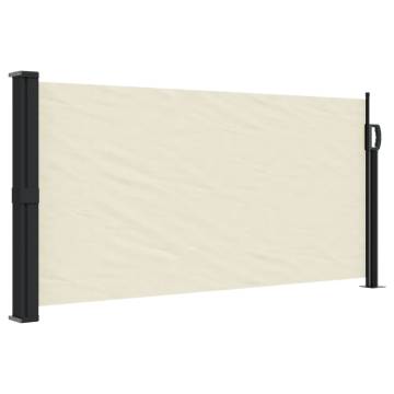 Retractable Side Awning Cream 100x500 cm | Hipomarket