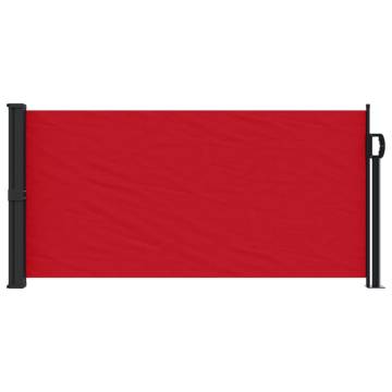 Retractable Side Awning Red 100x500 cm | HipoMarket UK