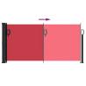 Retractable Side Awning Red 100x500 cm | HipoMarket UK