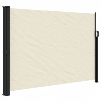 Retractable Side Awning Cream 140x500 cm | Hipomarket