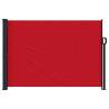 Retractable Side Awning Red 140x500 cm - Outdoor Privacy Screen