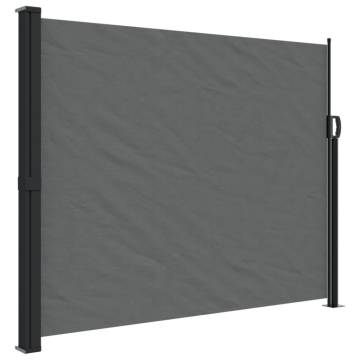 Retractable Side Awning Anthracite 160x500 cm | HipoMarket