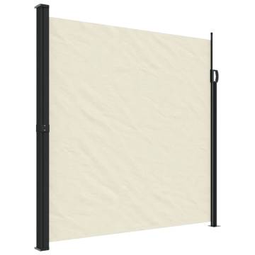 Retractable Side Awning Cream 200x600 cm | Hipomarket