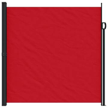 Retractable Side Awning Red 200x600 cm - Hipomarket