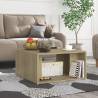 Stylish Sonoma Oak Coffee Tables - Set of 4 | Hipo Market