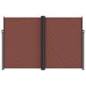 Retractable Side Awning 220x600 cm - Brown Privacy Screen